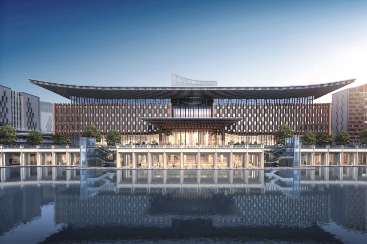 ساختمان مرکز خدمات تجاری Xiong'an